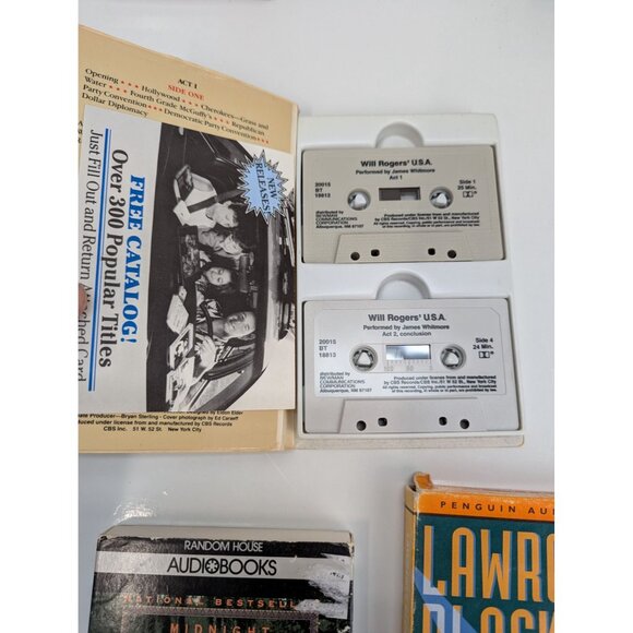 Audiobooks Cassettes Lot of 6 Vintage Read Description for Titles - Picture 5 of 14